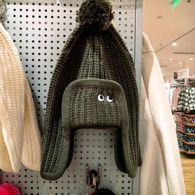 24 Children'S Clothing Big Eyes Embroidery Thread Knitted Hat Scarf Winter 473335/470092/473430 - Image 5